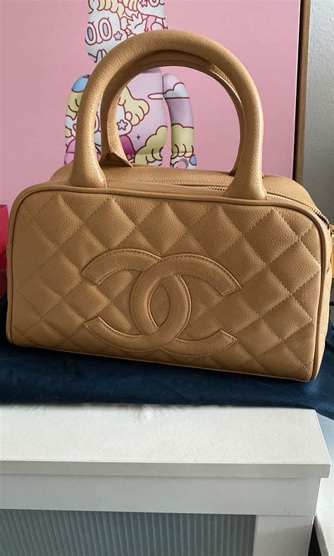 original chanel bowler bag|chanel vintage bowler bag.